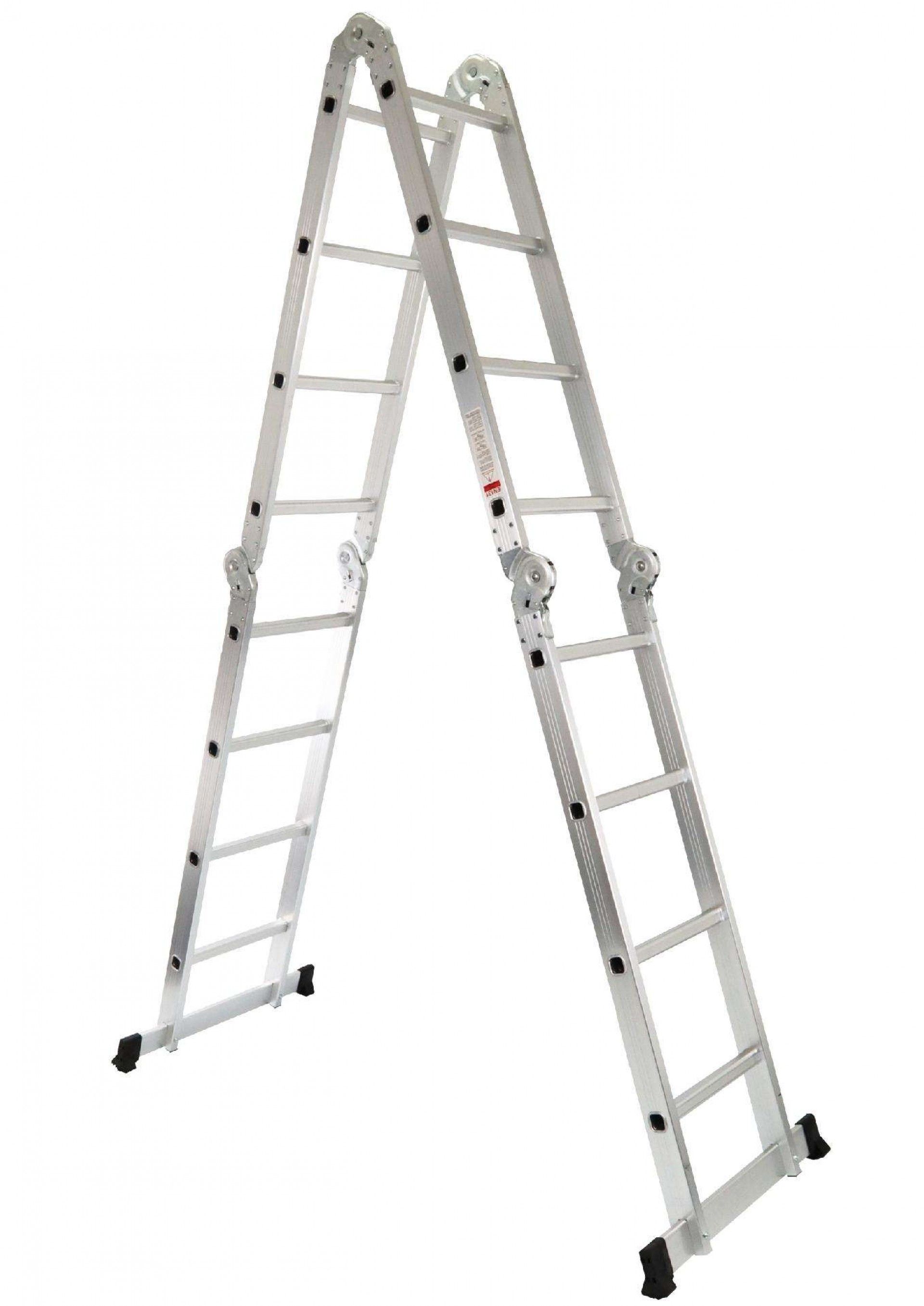 Escada Articulada Multiusos, Alumínio, 4x4D refª 10087 MADER