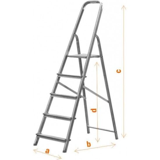 Escadote de Alum�nio, 5D ref� 10065 MADER