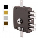 Fechadura c/fechos direita branca c/trancas ref� 5070 Rodes