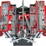 Caixa com ferramentas profissional KCF-5 530mm 5 divisrias (113ps) ref 225.0121 MACFER