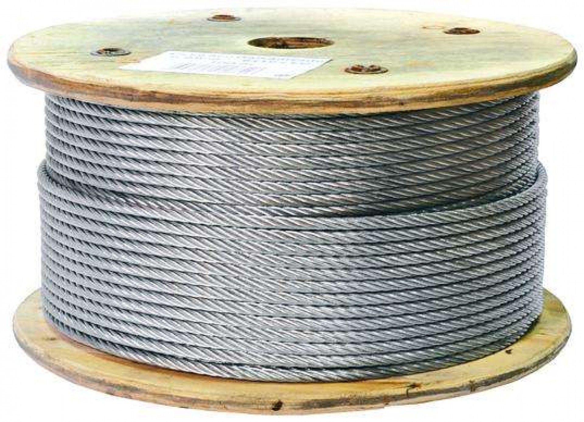 Cabo aço galv. MacFer WRG 6x19+FC 10mm 100m refª 018.0033 MACFER