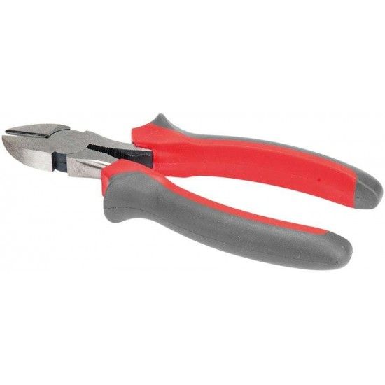 Alicate ao carbono corte lateral electricista A23 160mm ref 186.0042 MACFER
