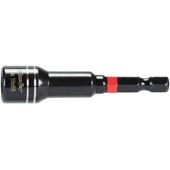 Adaptador sextavado magnético para porcas SN-L-BL 1/4" 12mm (65mm) refª 048.0015 MACFER Adaptador sextavado magnético para porcas SN-L-BL 1/4" 12mm (65mm) refª 048.0015 MACFER