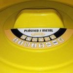 Balde Lixo, Amarelo, 45L refª 99989 MADER Balde Lixo, Amarelo, 45L refª 99989 MADER
