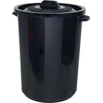 Balde Lixo, Preto, 45L ref 99990 MADER