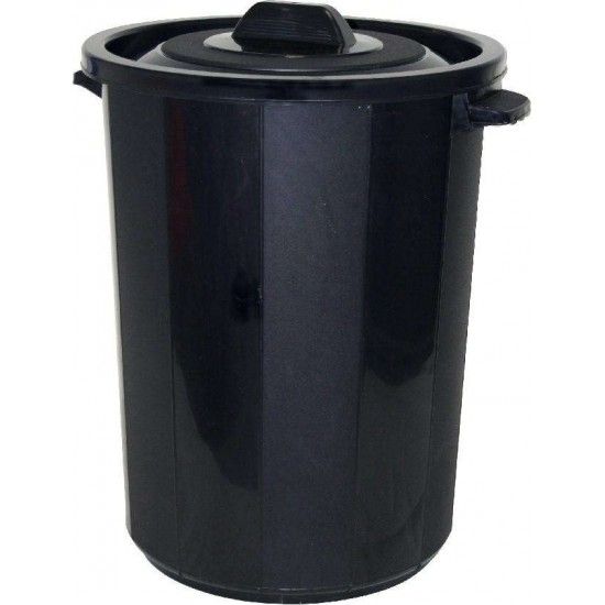 Balde Lixo, Preto, 45L ref 99990 MADER
