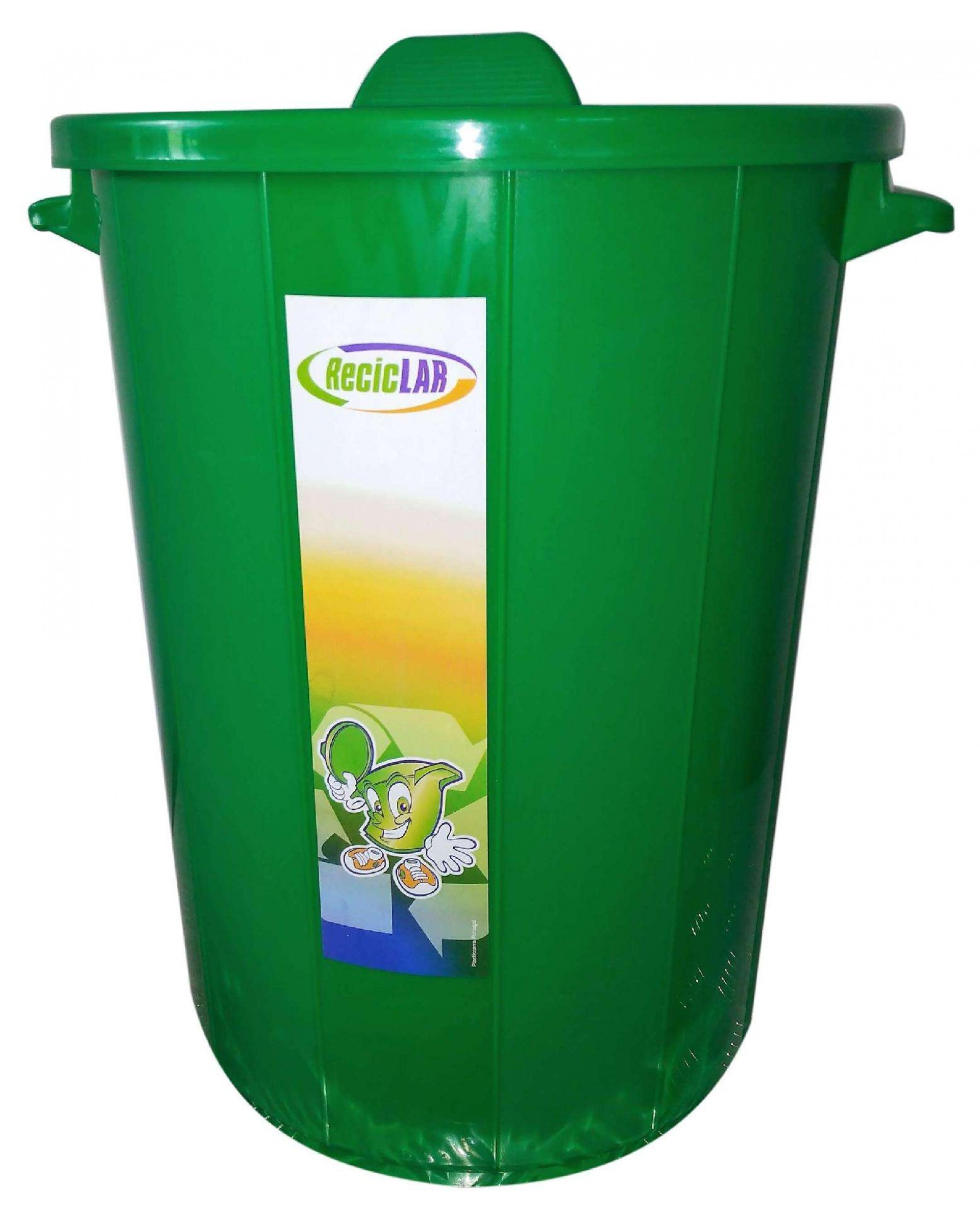Balde Lixo, Verde, 45L refª 99987 MADER