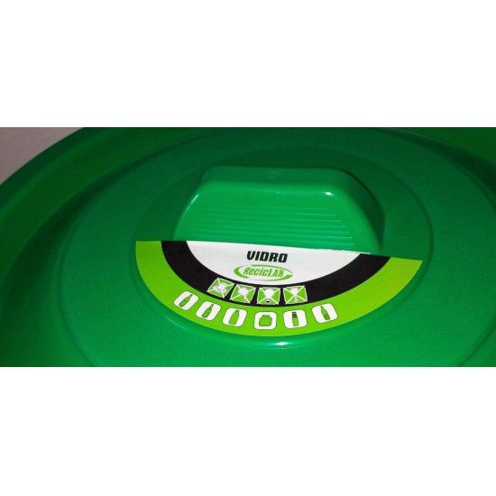 Balde Lixo, Verde, 45L refª 99987 MADER Balde Lixo, Verde, 45L refª 99987 MADER