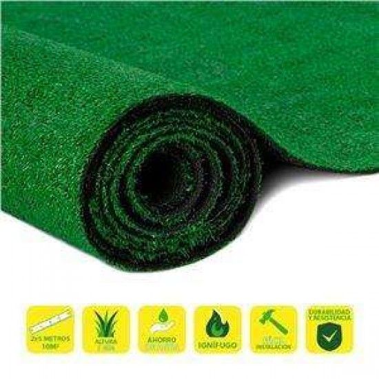 Relva Artificial, 2x5m, 7mm ref 99045 MADER