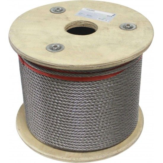 Cabo de Aço Inox, 8mmx100m refª 98762 MADER Cabo de Aço Inox, 8mmx100m refª 98762 MADER