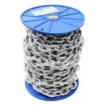 Corrente Ferro Zincado, Elo Curto, 8mmx18m ref 98745 MADER