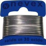 Solda  Estanho com cido, 2mm, 20g - NEVEX ref 98075 MADER