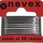 Solda  Estanho com Resina, 2mm, 20g - NEVEX ref 98073 MADER