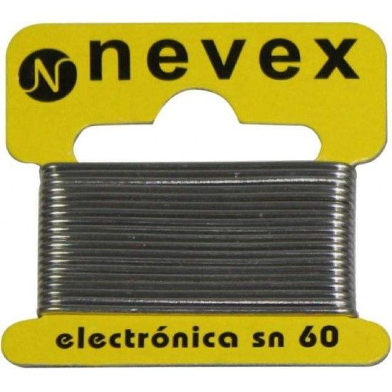 Solda, Estanho para Eletrónica, Ø1mm, 13g refª 98072 MADER Solda, Estanho para Eletrónica, Ø1mm, 13g refª 98072 MADER