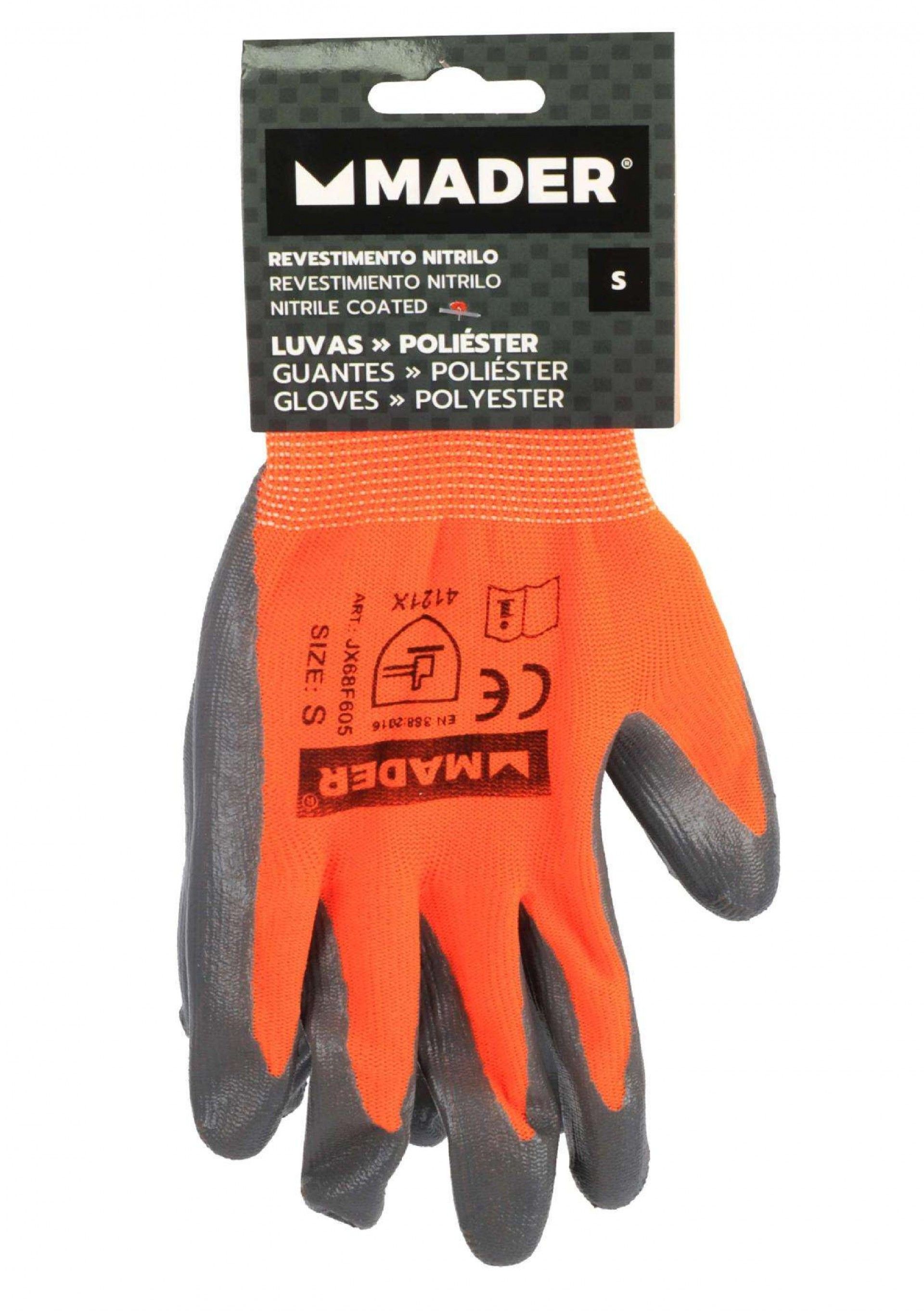 Luvas de Proteção, Nitrilo, S refª 96440 MADER