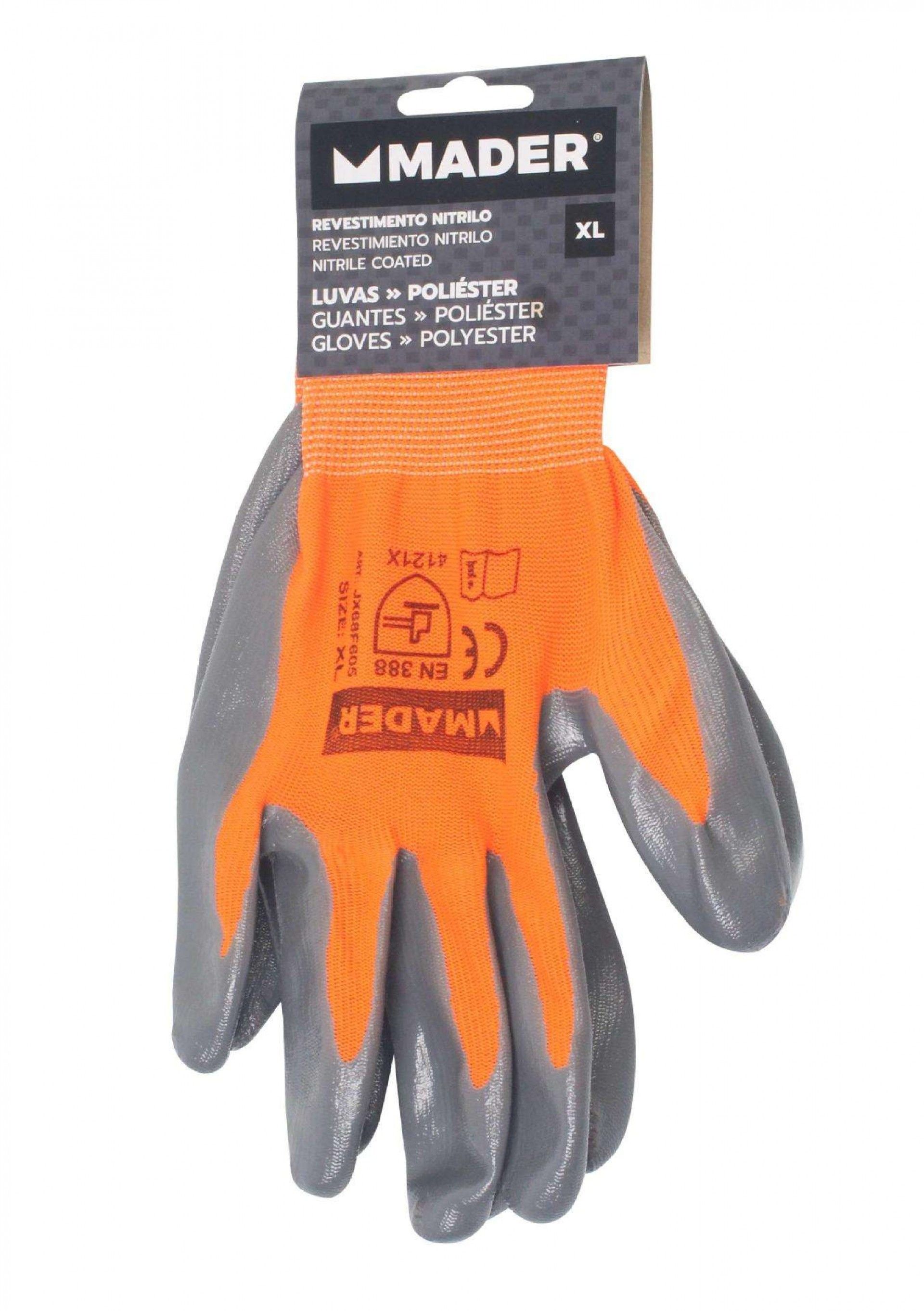 Luvas de Proteção, Nitrilo, XL refª 96427 MADER