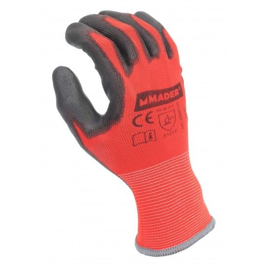 Luva de Proteo, Polister + Poliuretano, S ref 96419 MADER