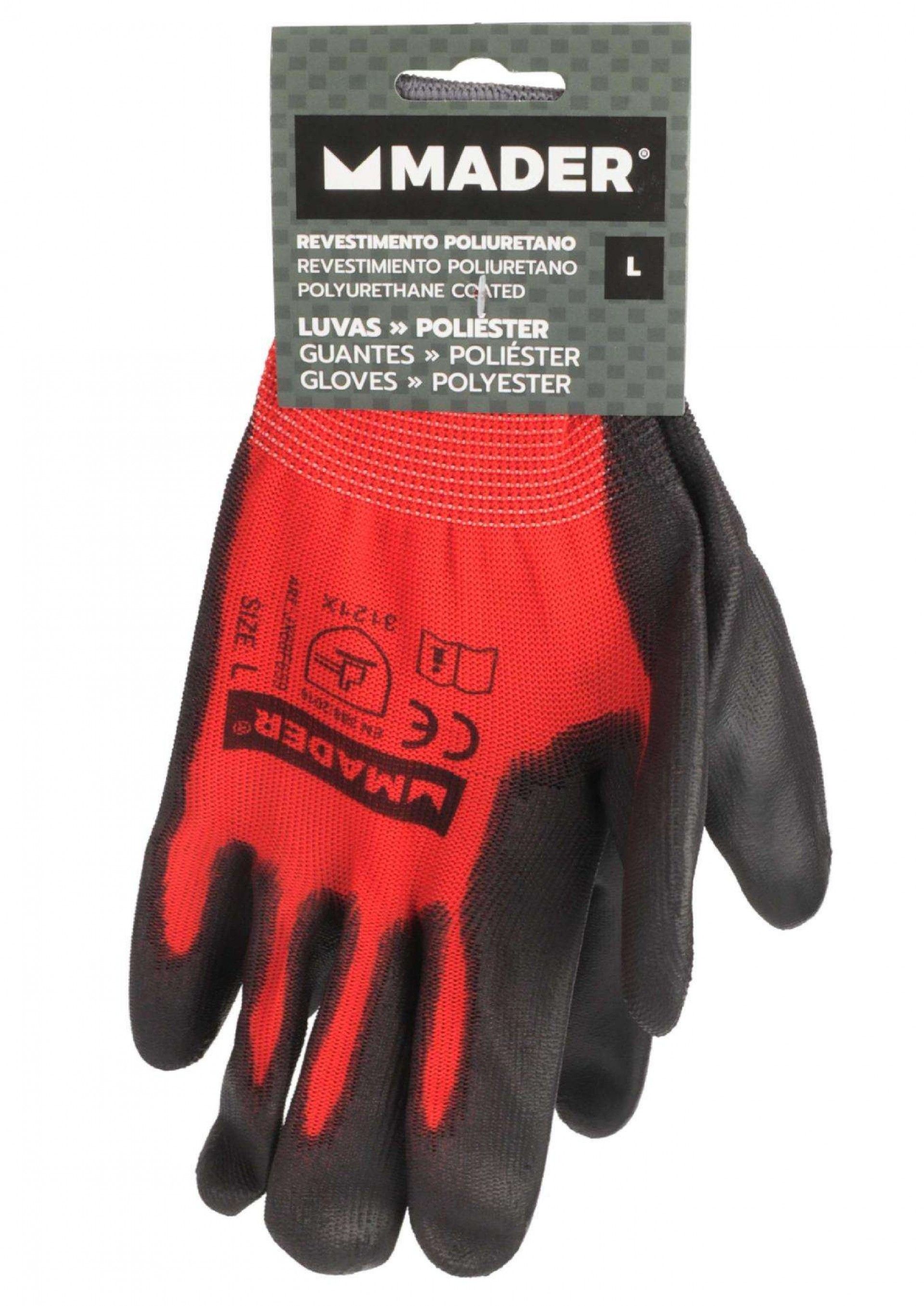 Luva de Proteção, Poliuretano, L refª 96421 MADER