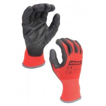Luva de Proteo, Polister + Poliuretano, S ref 96419 MADER