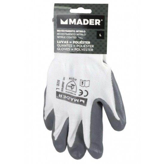Luvas Prote��o, Nitrilo, L ref� 96311 MADER