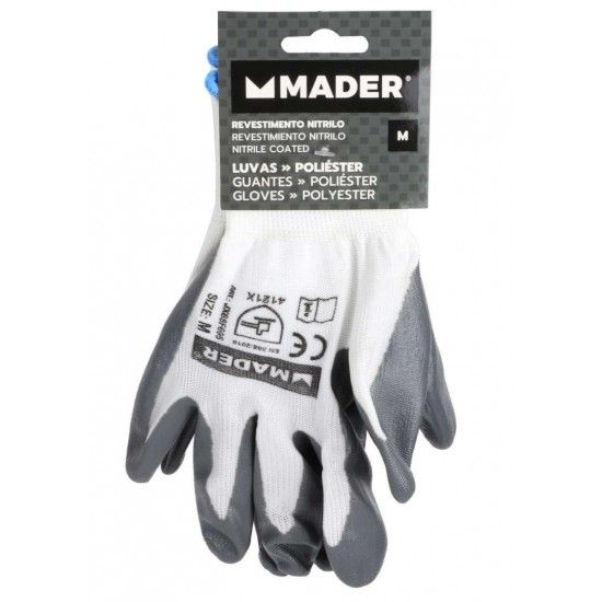 Luvas de Proteção, Nitrilo, M refª 96310 MADER Luvas de Proteção, Nitrilo, M refª 96310 MADER
