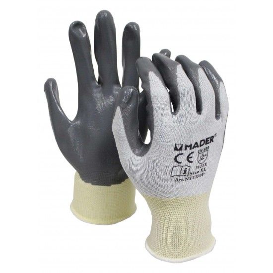 Luvas Proteo, Polister + Nitrilo, XL ref 96312 MADER