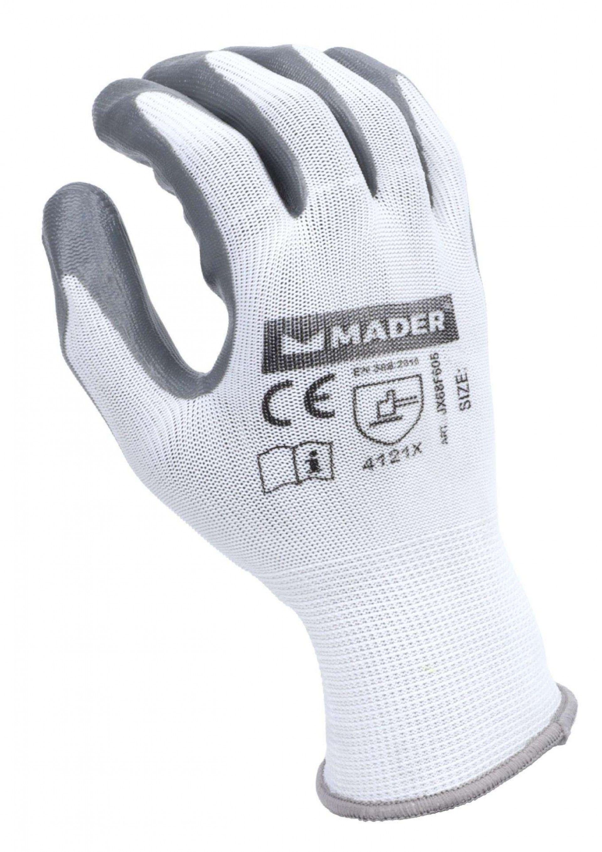 Luvas de Proteção, Nitrilo, M refª 96310 MADER