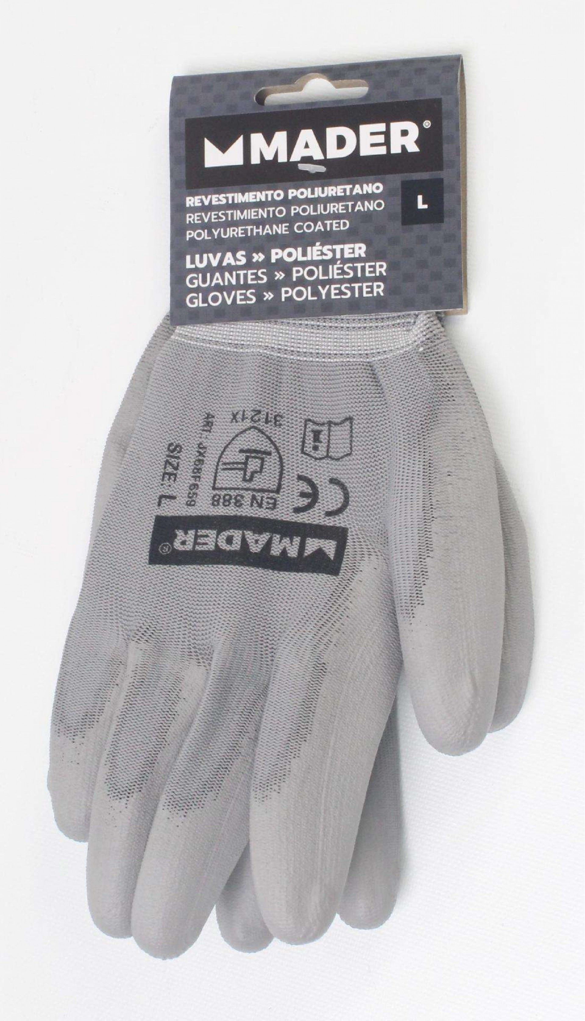 Luvas de Proteção, Poliuretano, L refª 96301 MADER