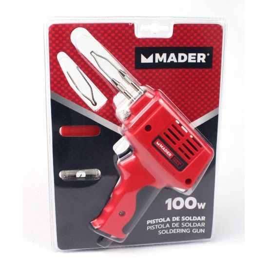 Pistola de Soldar, 100W, 4Un ref 96030 MADER