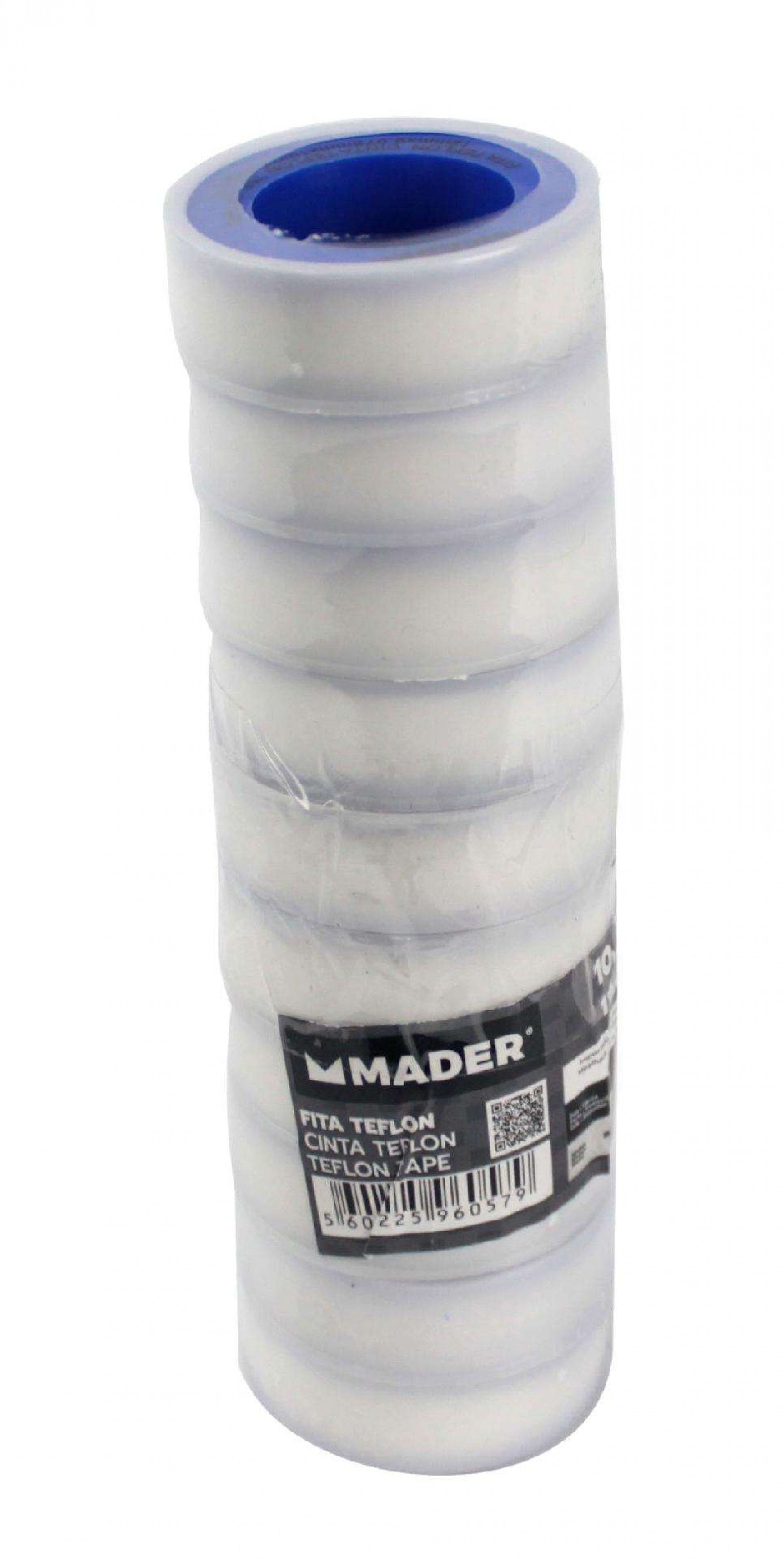 Fita Vedante Teflon, 12mmx10m, 10Un refª 96057 MADER
