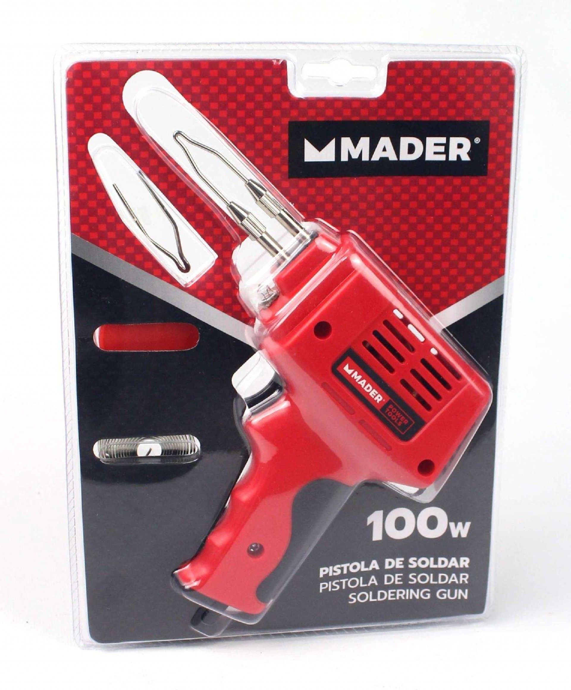 Pistola de Soldar, 100W, 4Un refª 96030 MADER