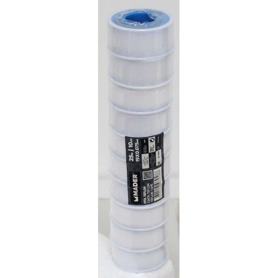 Fita Vedante Teflon, 19mm  10Un ref 96058 MADER