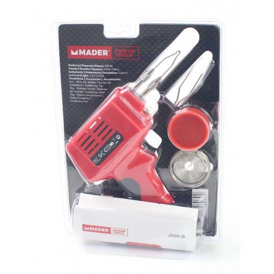 Pistola de Soldar, 100W, 4Un ref 96030 MADER