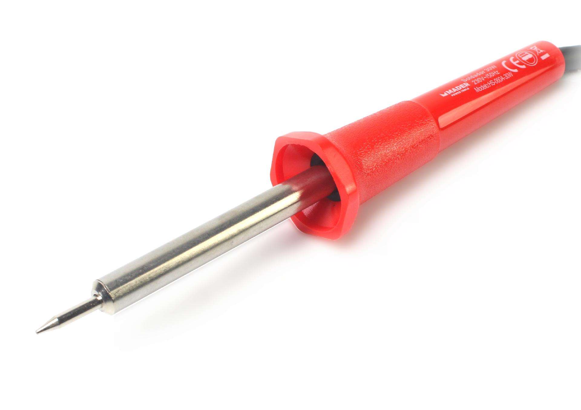 Ferro de Soldar, Bico Direito, 30W refª 96020 MADER