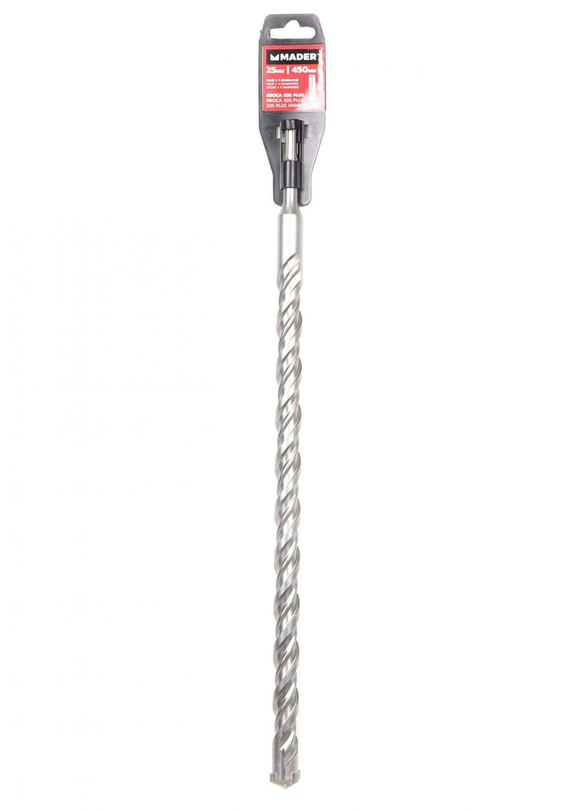 Broca para Betão, SDS Plus, Cruz, 25x450mm refª 95981 MADER