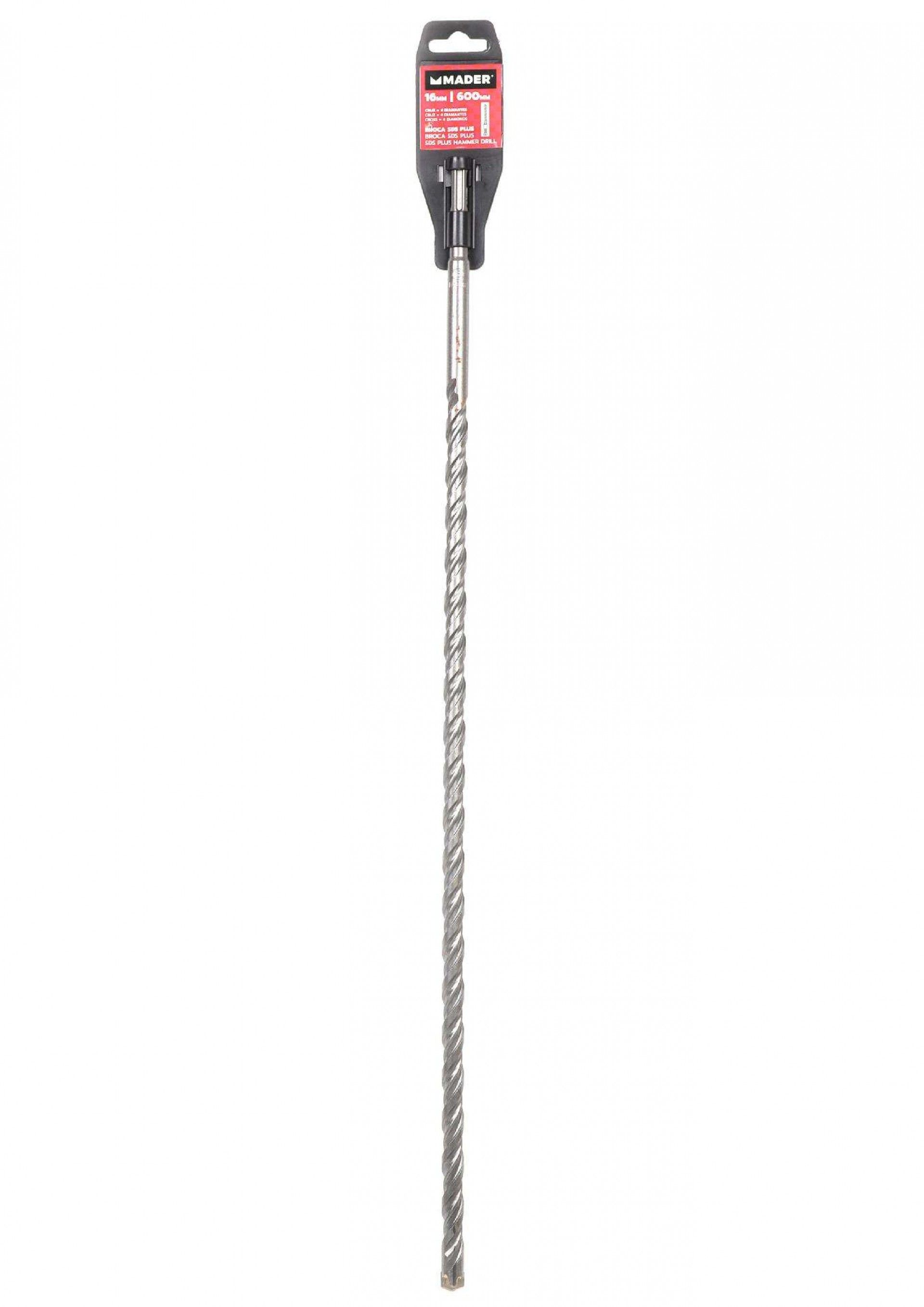 Broca para Betão, SDS Plus, Cruz, 16x600mm refª 95971 MADER