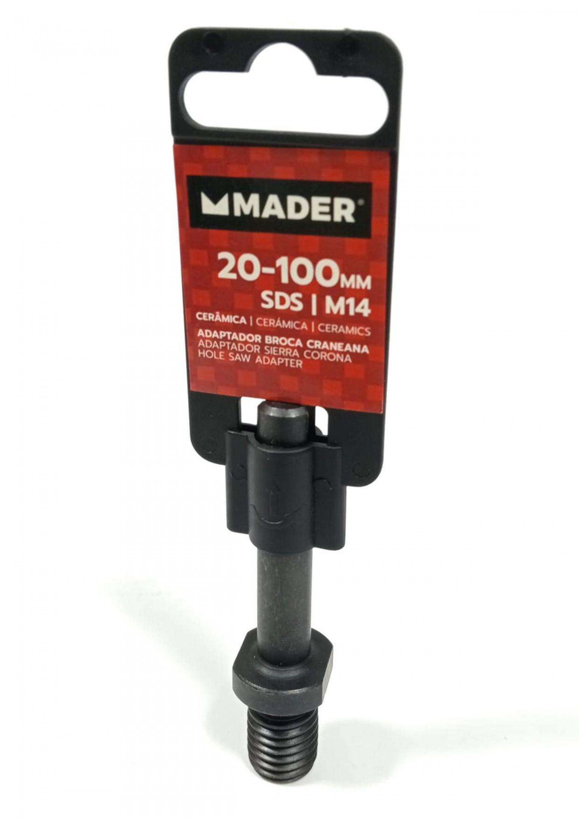 Adaptador SDS, para Broca Craneana, M14x100mm refª 95951 MADER