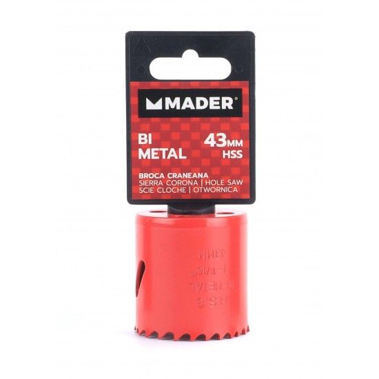 Broca Craneana, Bi-Metal, HSS, 43mm ref 95935 MADER