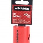 Broca Craneana, Bi-Metal, HSS, 40mm refª 95934 MADER Broca Craneana, Bi-Metal, HSS, 40mm refª 95934 MADER