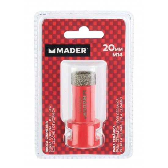 Broca Craneana para Cerâmina, Diamante, 20mm refª 95888 MADER Broca Craneana para Cerâmina, Diamante, 20mm refª 95888 MADER