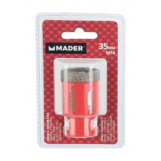 Broca Craneana para Cerâmina, Diamante, 35mm refª 95891 MADER Broca Craneana para Cerâmina, Diamante, 35mm refª 95891 MADER