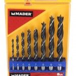 Jogo Brocas para Madeira, A�o Carbono, 8Un ref� 95821 MADER