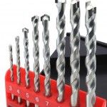 Jogo Brocas Profissional, Ponta Diamante, para Bet�o, 8Un ref� 95818 MADER