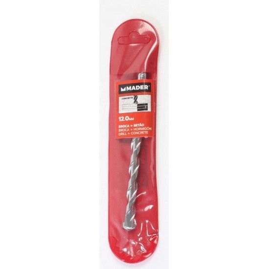 Broca Ponta Diamante, para Betão, 12x150mm refª 95729 MADER Broca Ponta Diamante, para Betão, 12x150mm refª 95729 MADER
