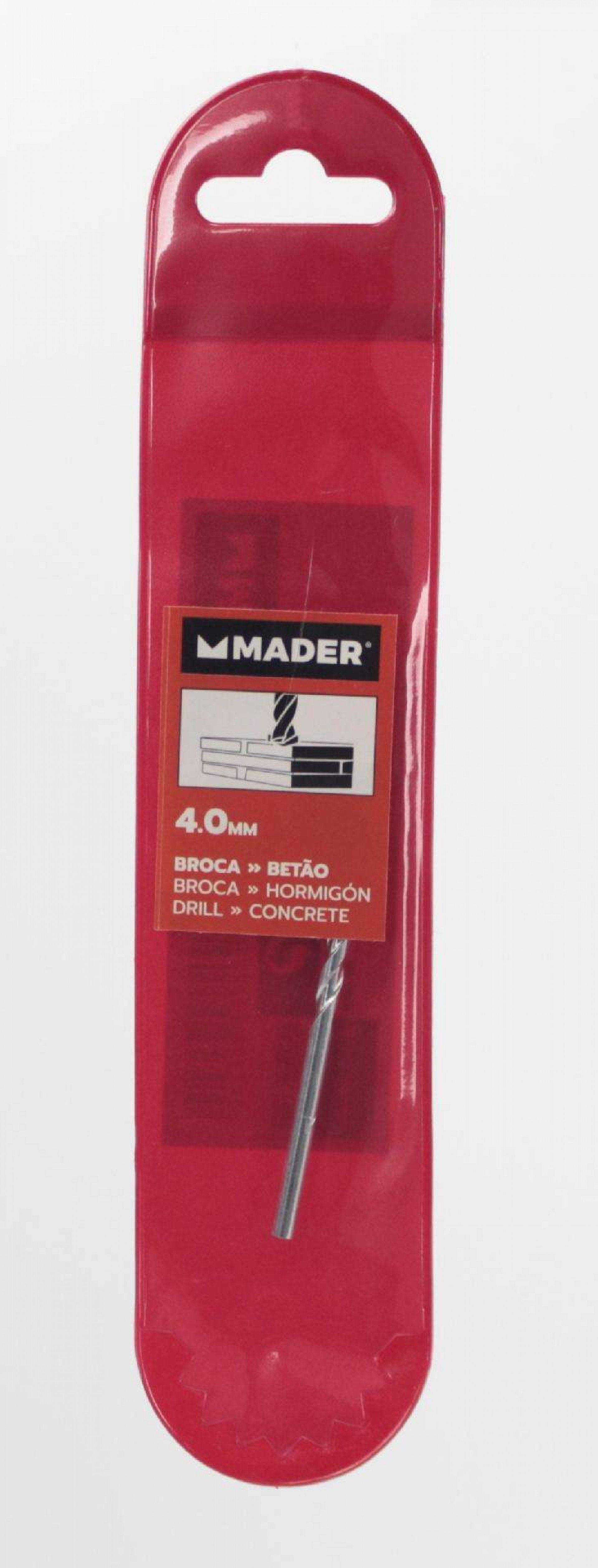 Broca Ponta Diamante, para Betão, 4x75mm refª 95721 MADER