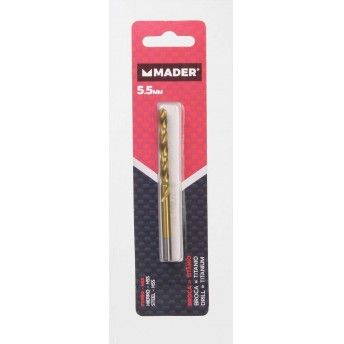 Broca HSS para Metais, Titnio, 5.5mm ref 95159 MADER