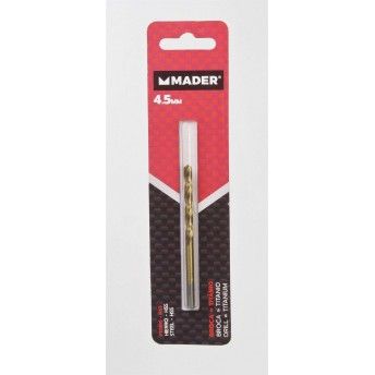Broca HSS para Metais, Titnio, 4.5mm ref 95157 MADER