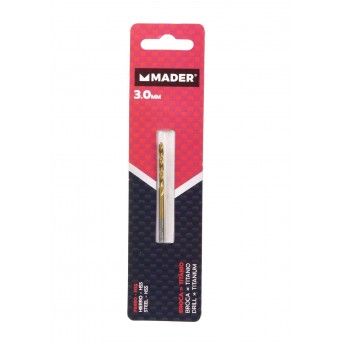 Broca HSS para Metais, Titnio, 3mm ref 95154 MADER