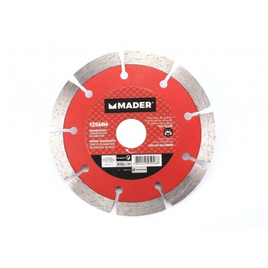 Disco Diamante, Segmentado, 125mm ref 95048 MADER