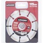 Disco Diamante, Segmentado, 115mm, pastilha 7mm ref� 95058 MADER